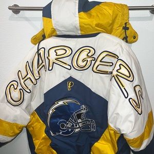 Vintage LA Chargers Graffiti Pro Player Starter Jacket